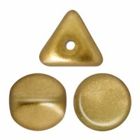 Ilos par Puca® beads Light gold mat 00030-01710